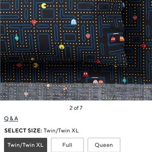 Pottery Barn Pac Man Sheet Set Twin/Twin XL